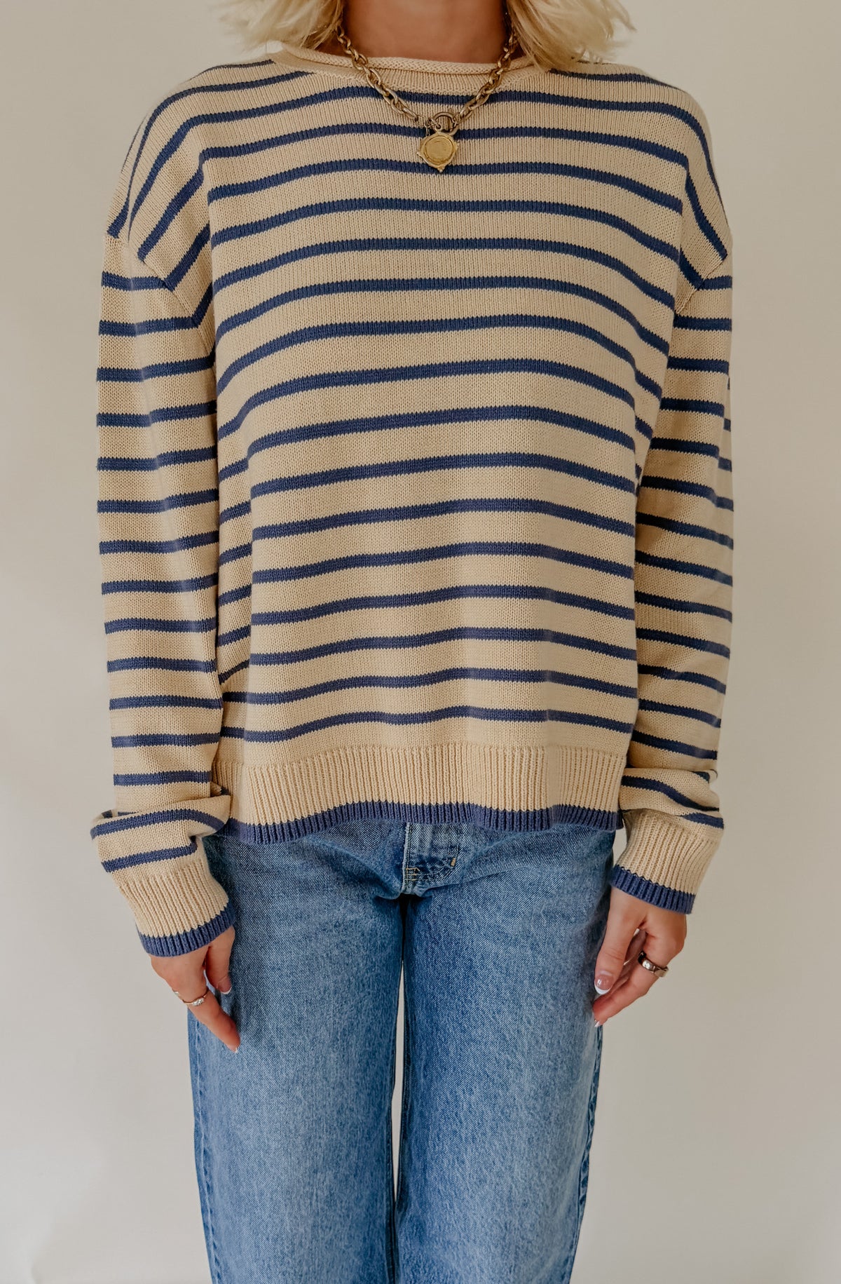 THE JENNA STRIPED SWEATER