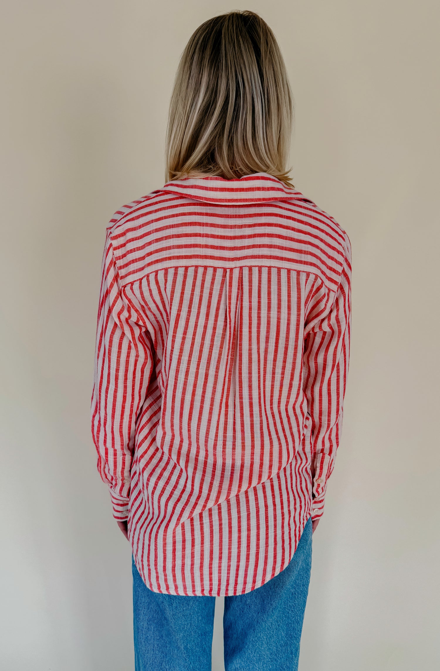 Z SUPPLY SATURDAYS STRIPE BUTTON UP