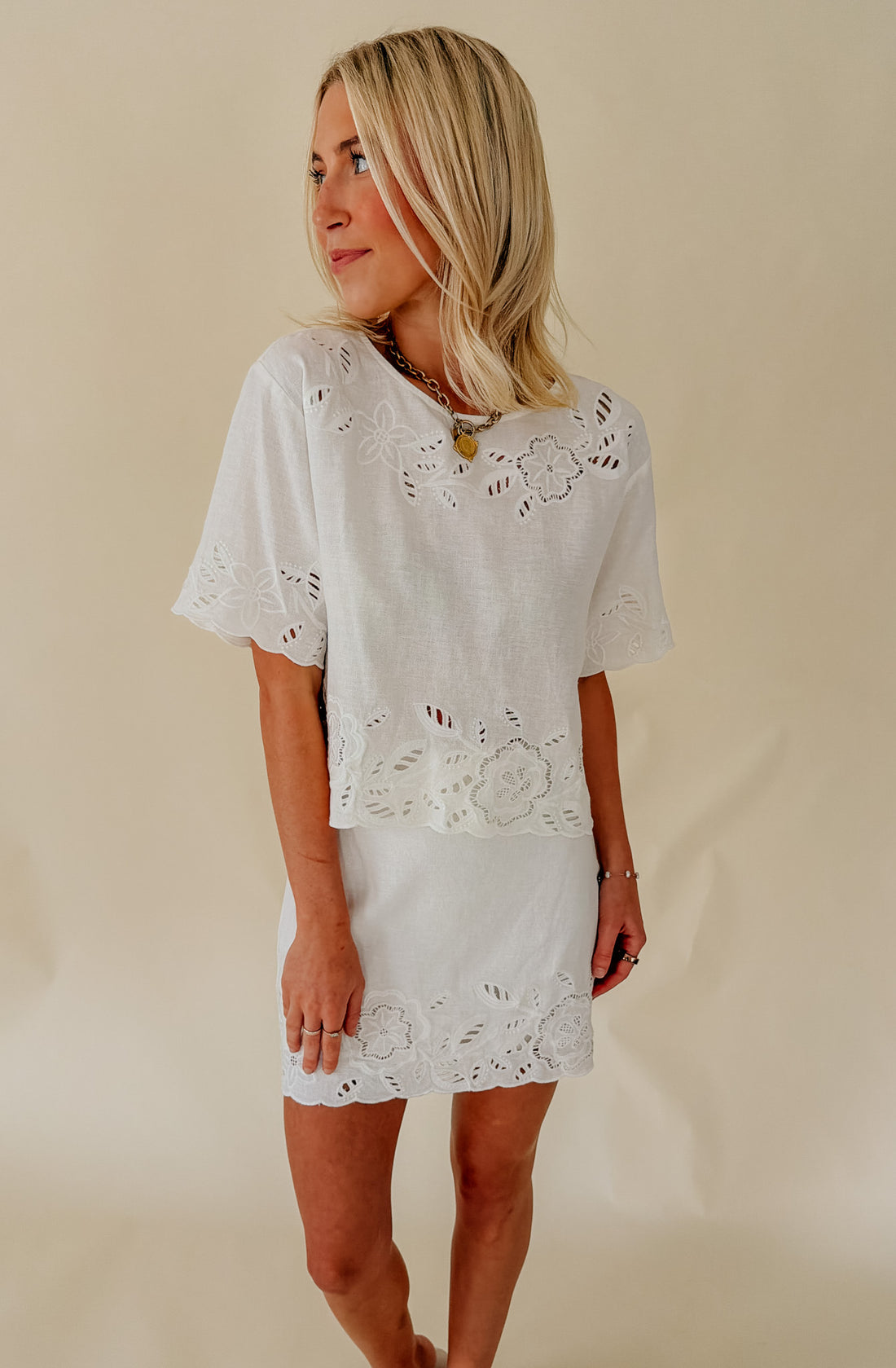 Z SUPPLY DAYA EMBROIDERED SKIRT