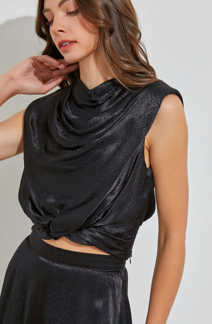THE POPPY HIGH NECK BLOUSE