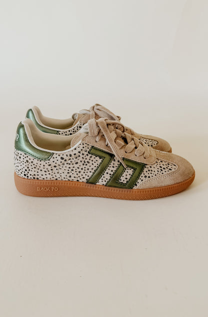 BACK 70 CLOUD SNEAKER IN POIS GOLD FOREST