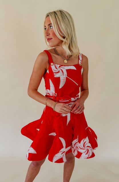 CIEBON ALIVIA BELTED MINI DRESS