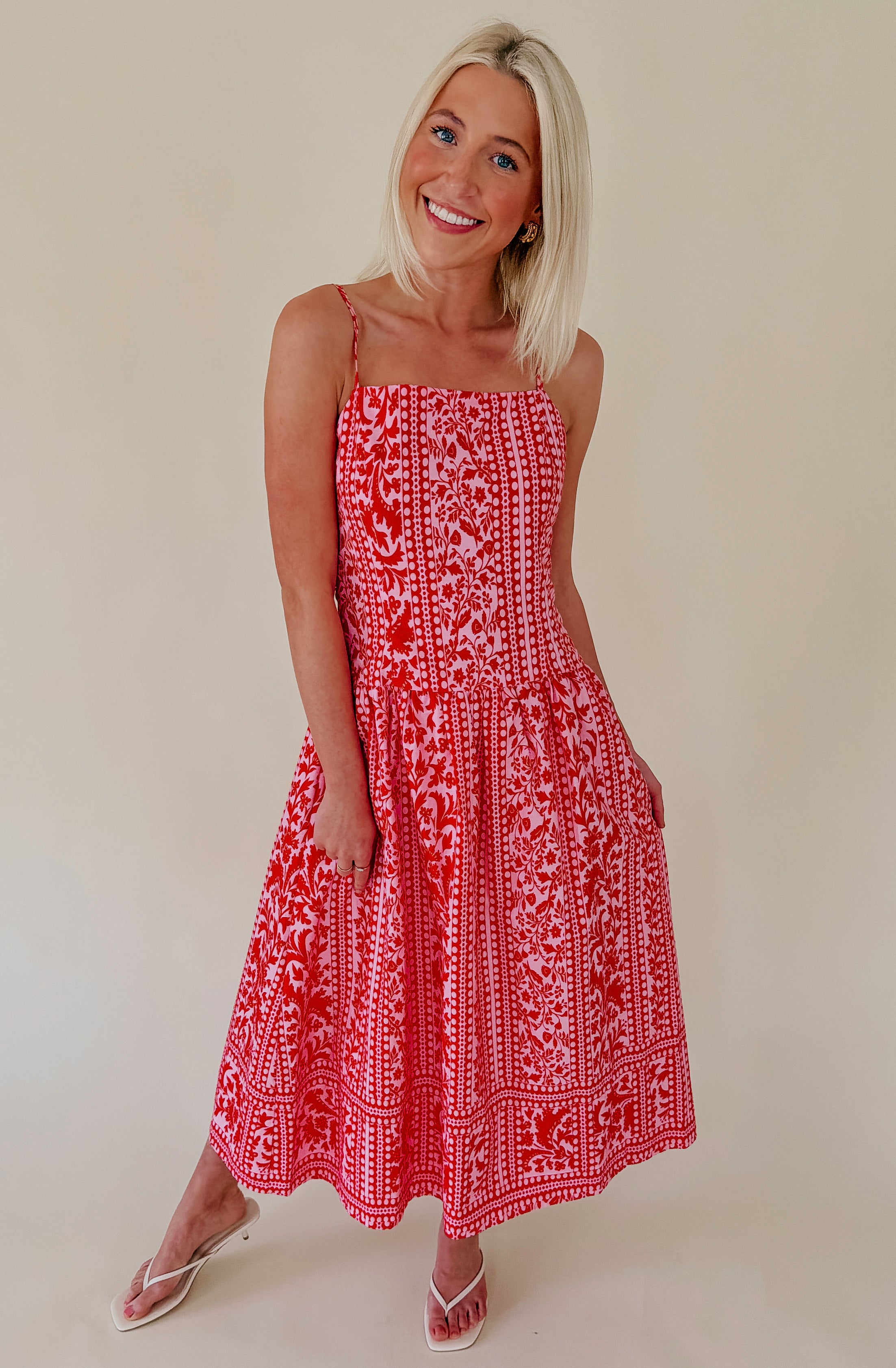 THE SCARLETT MIDI DRESS