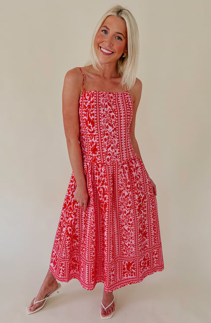 THE SCARLETT MIDI DRESS