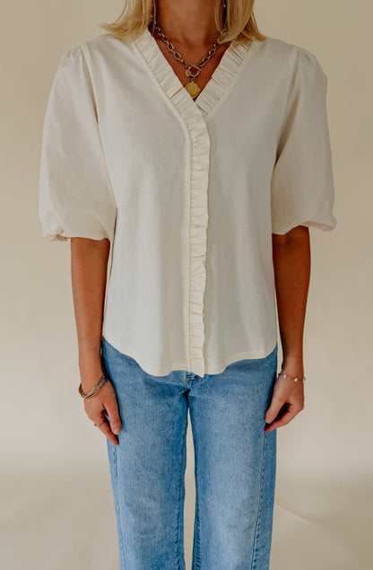 MADE THE DAY MIXED BLEND BLOUSE