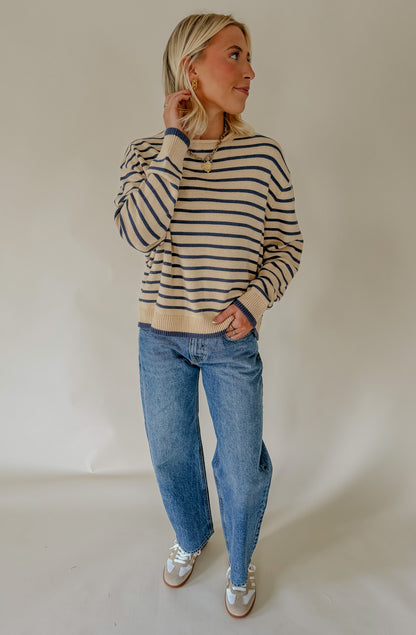 THE JENNA STRIPED SWEATER