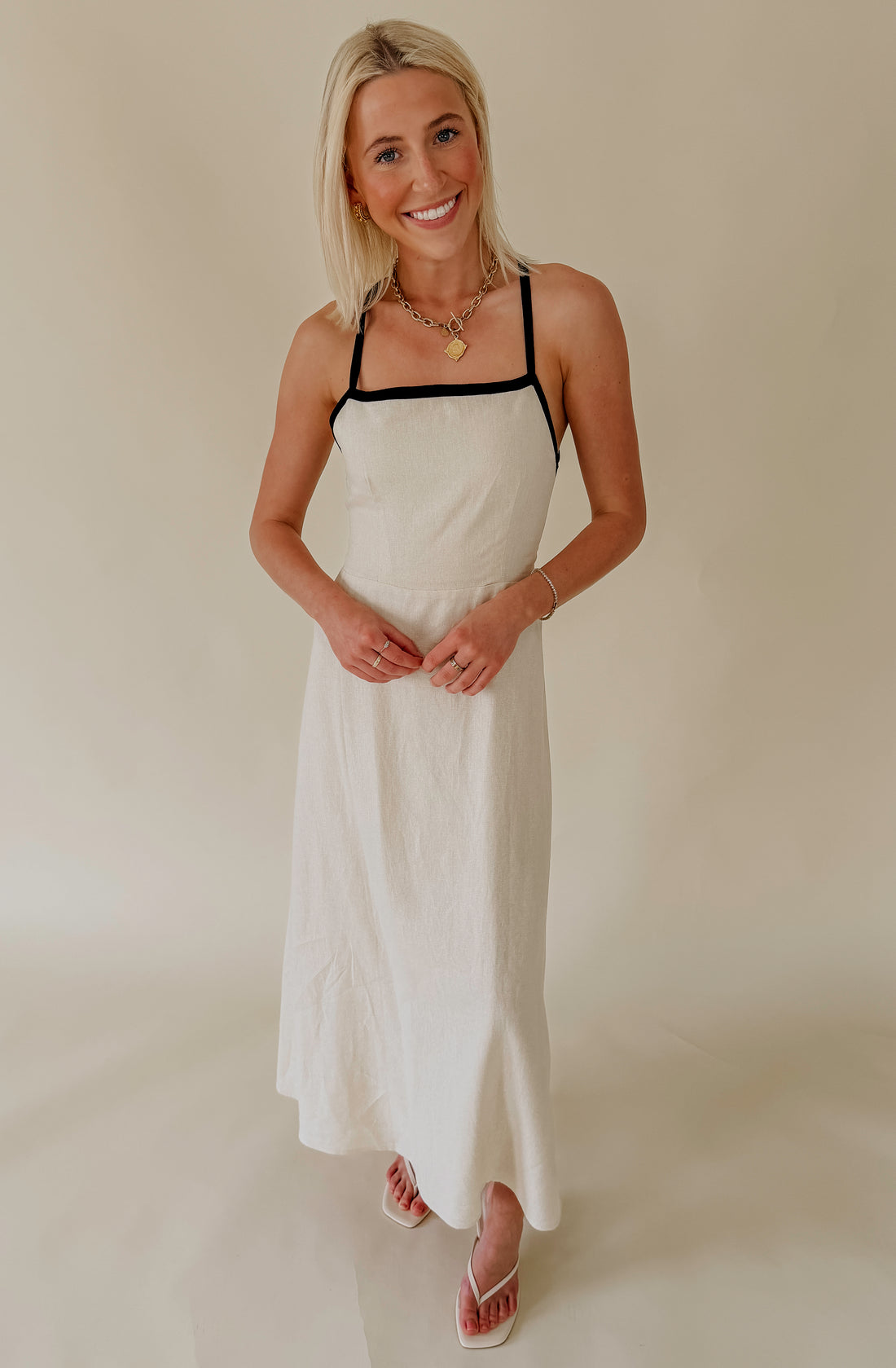 STEVE MADDEN RIYAN MIDI DRESS