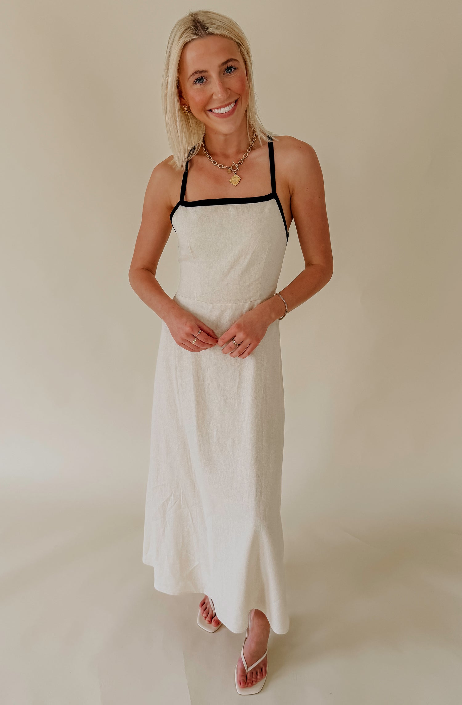 STEVE MADDEN RIYAN MIDI DRESS