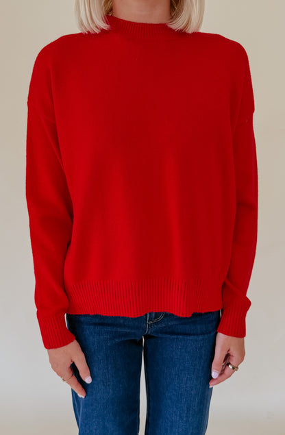 THATS MY CREW STRIPED KNIT SWEATER