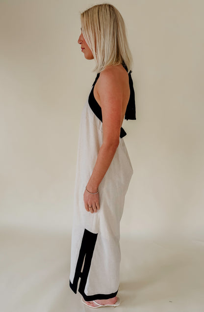 PUT A HALT TO IT MIDI DRESS