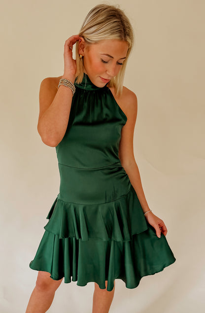 EMERALD CITY HIGH NECK DRESS
