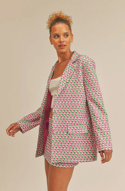 THE MARGOT PATTERNED BLAZER