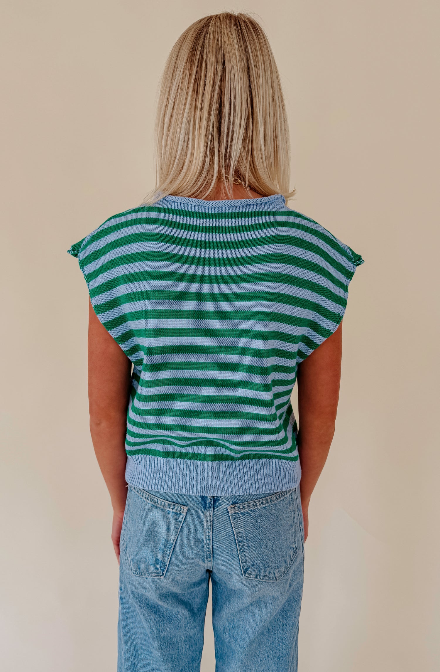 PERFECT COMBO BUTTONED SWEATER TANK