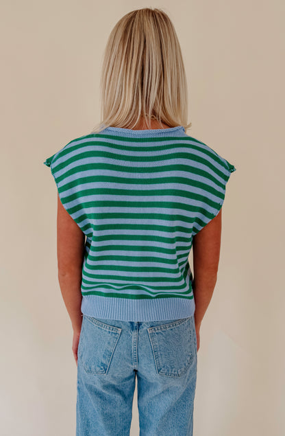 PERFECT COMBO BUTTONED SWEATER TANK