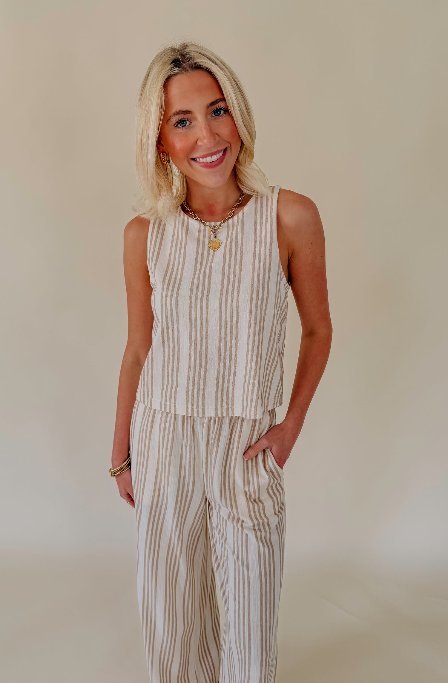 Z SUPPLY SLOANE KNIT STRIPED TANK