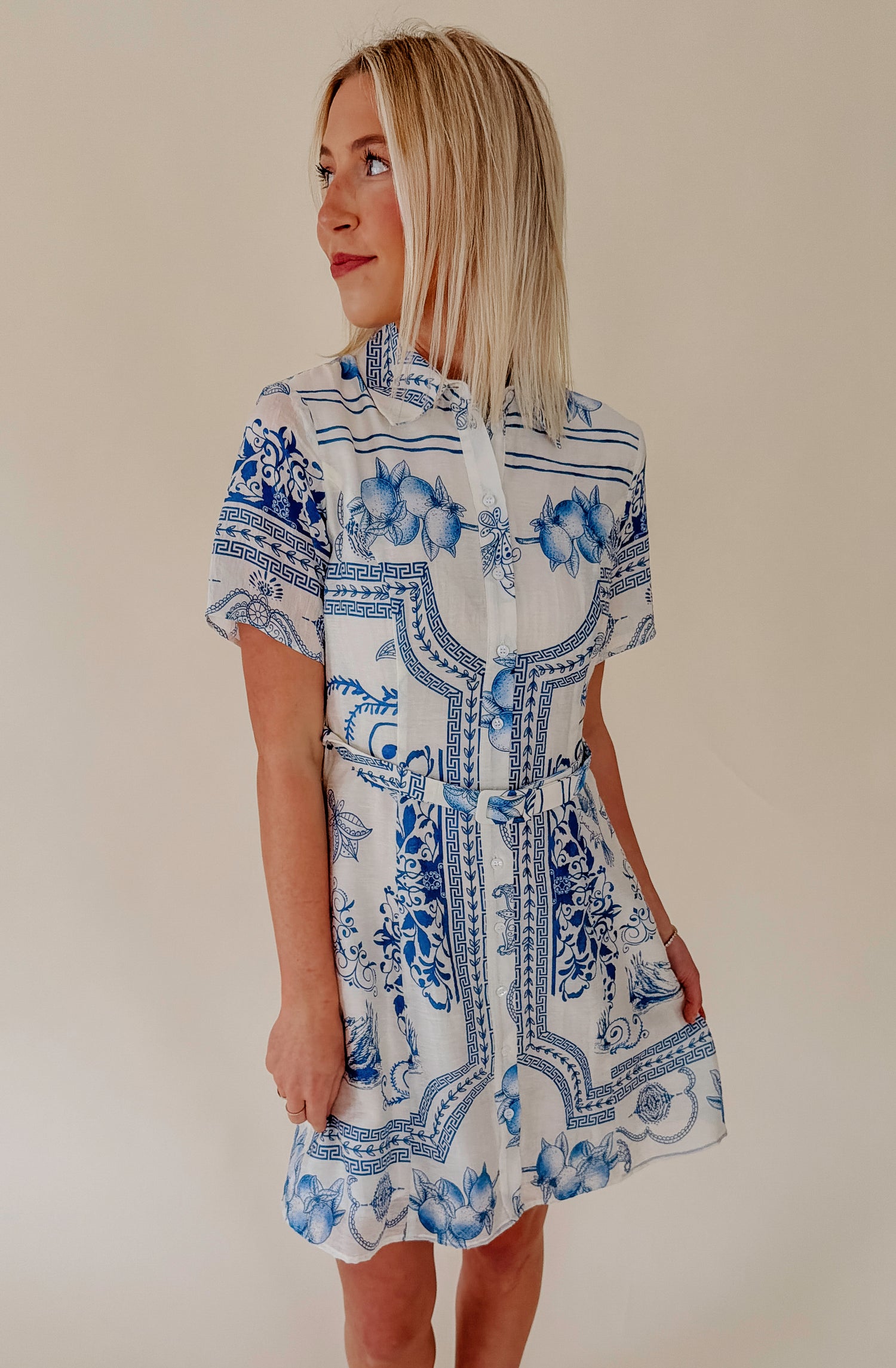 LAVENDER BROWN MARLEE MINI DRESS