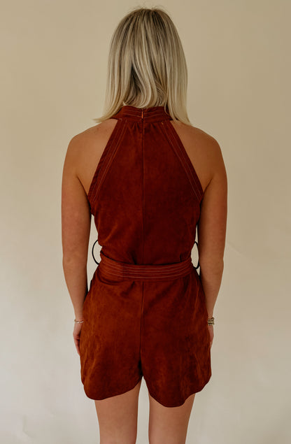 CIEBON LOUISE HALTER NECK ROMPER