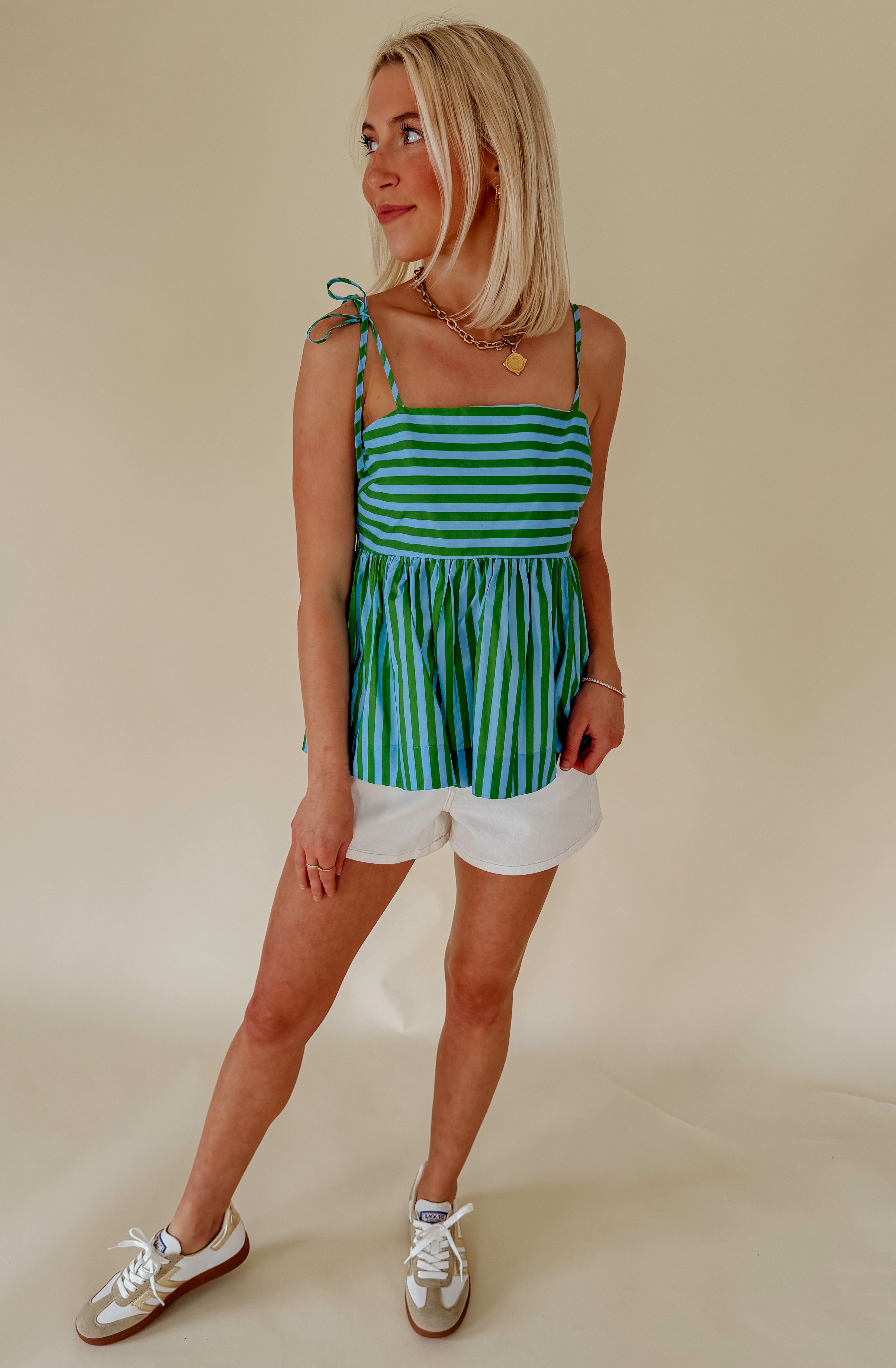YOU KNOW IT STRIPED TANK