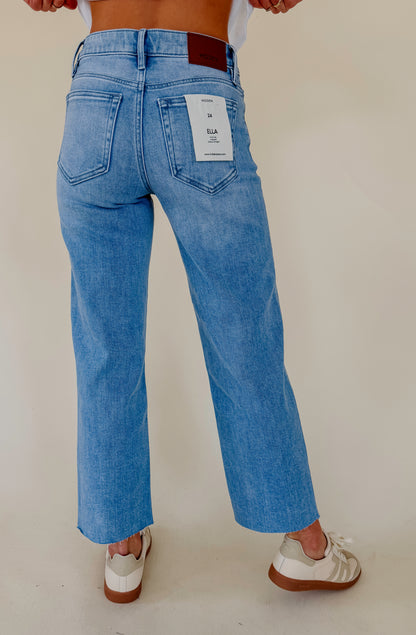 HIDDEN ELLA MID RISE CLASSIC STRAIGHT DENIM