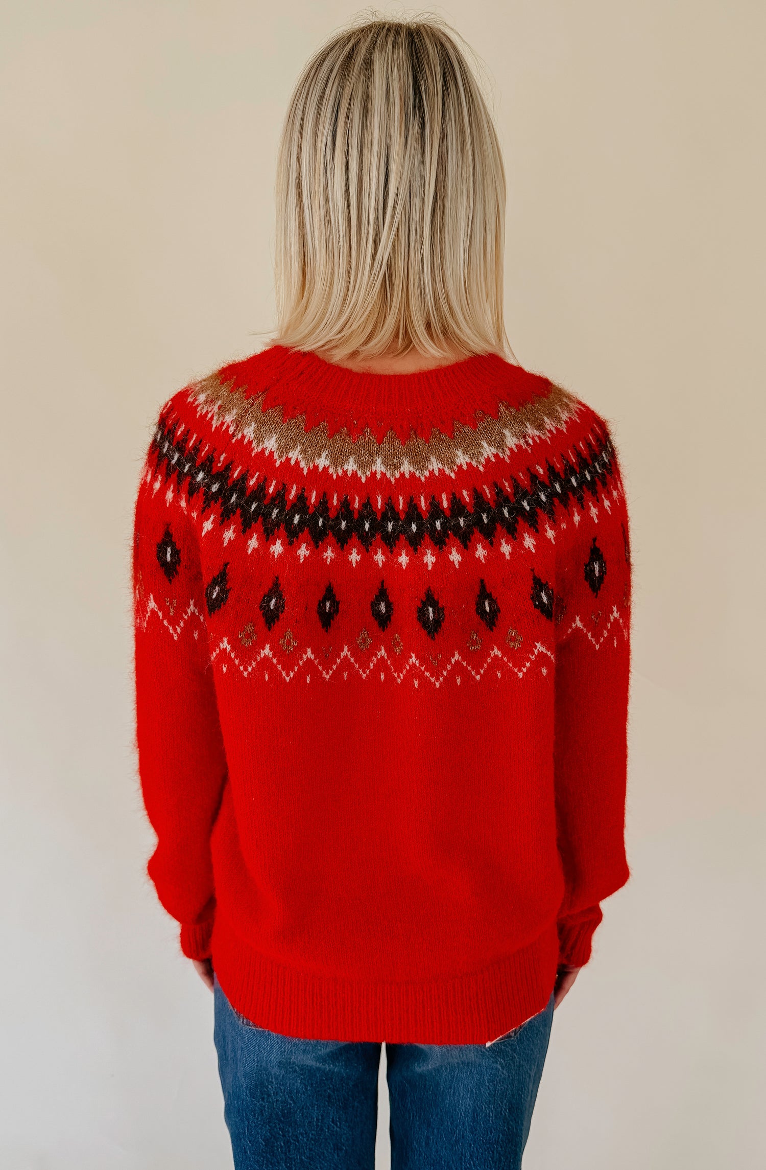 ALL I WANT FAIR ISLE SWEATER