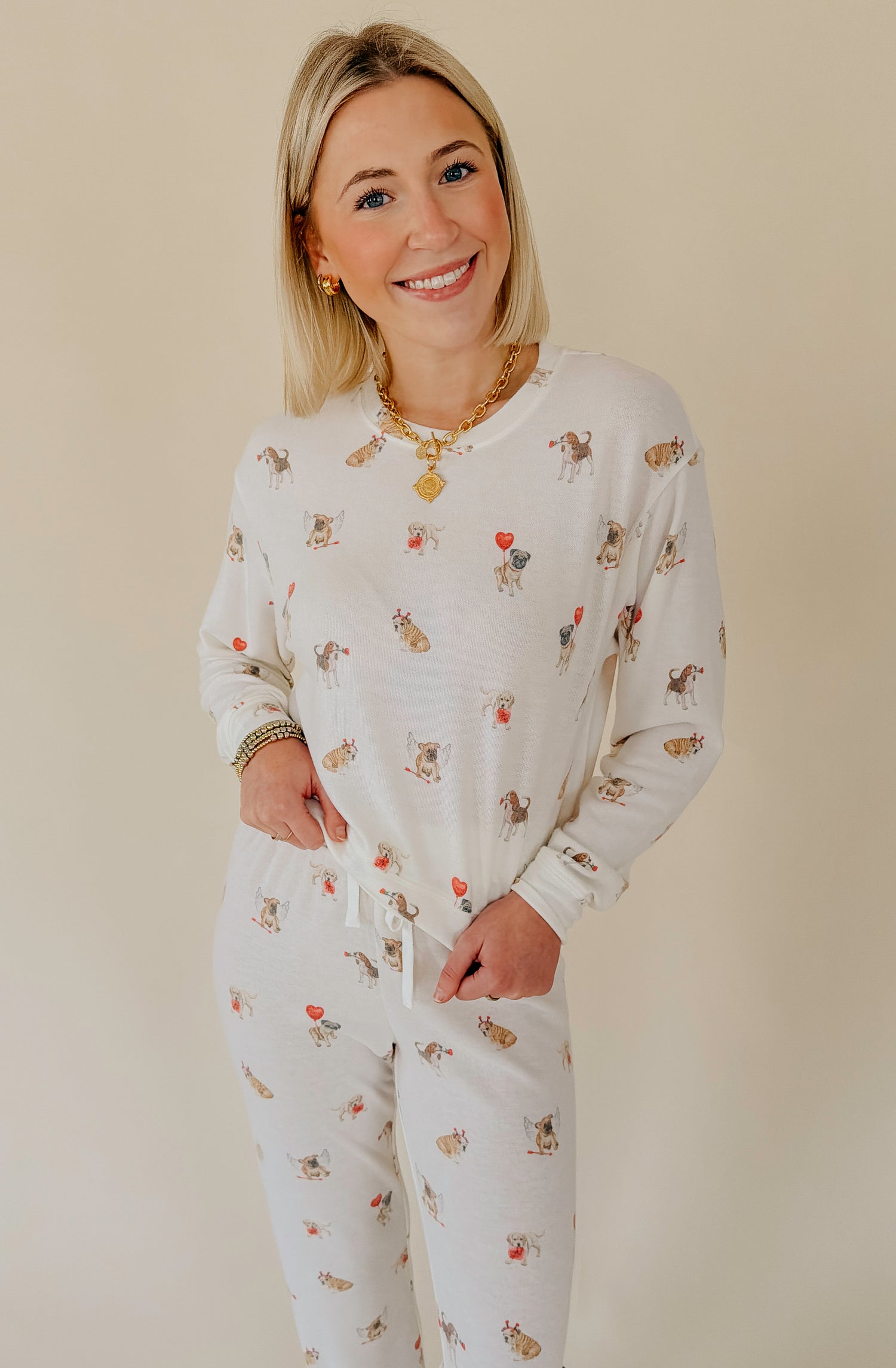 Z SUPPLY BISOUS LOVE PUP TOP