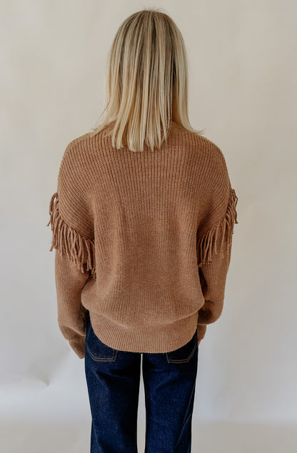 FOR THE FRINGE OF IT SWEATER