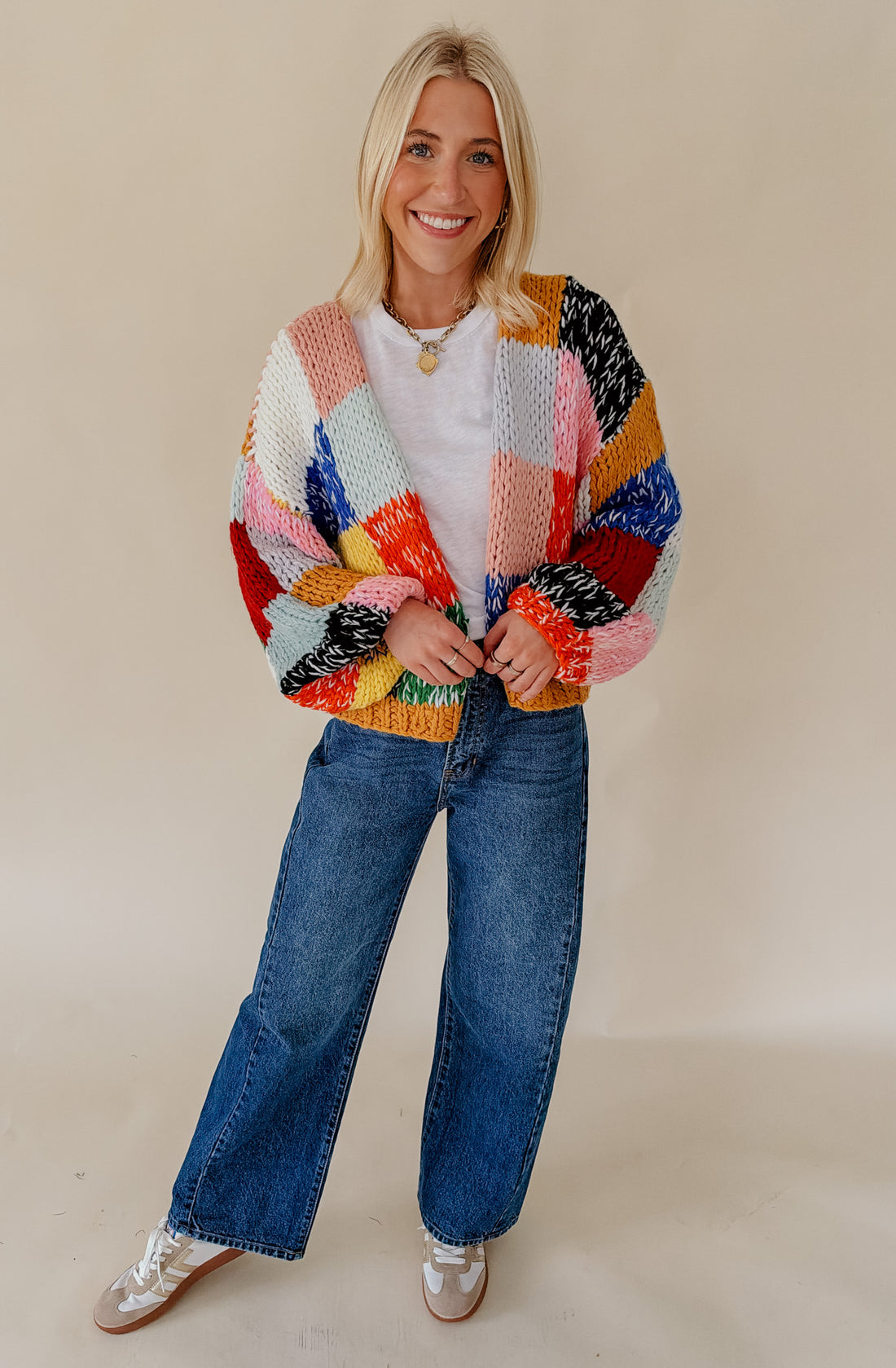 BLOCK PARTY SWEATER CARDIGAN