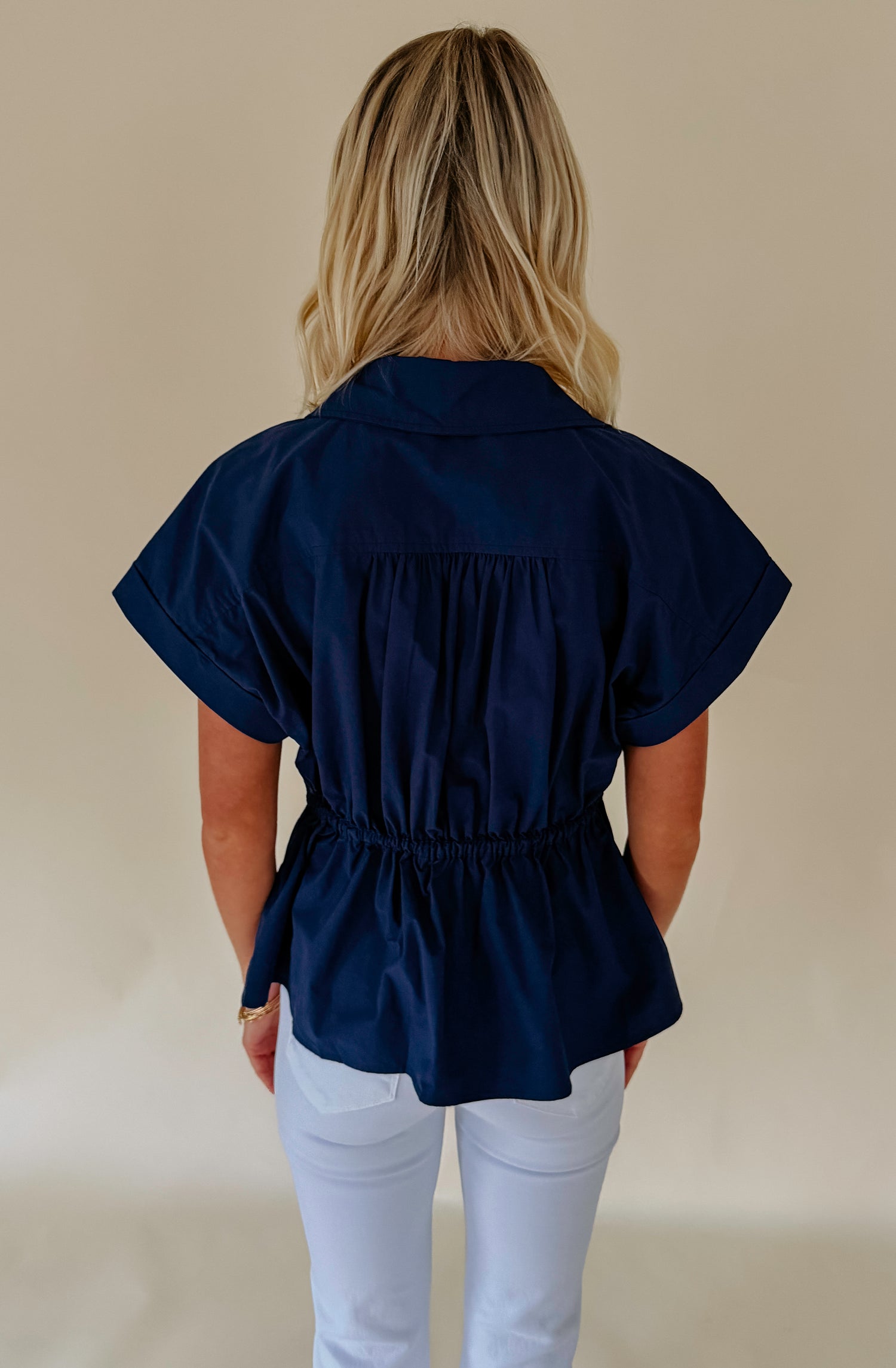 THE KELS ADJUSTABLE WAIST BLOUSE