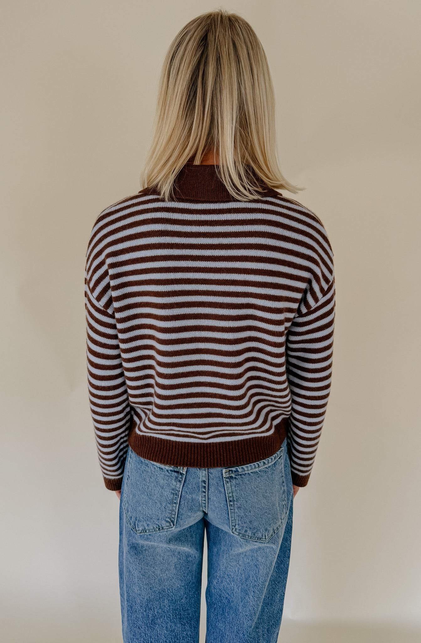 MAKING IT EASY COLLARED SWEATER
