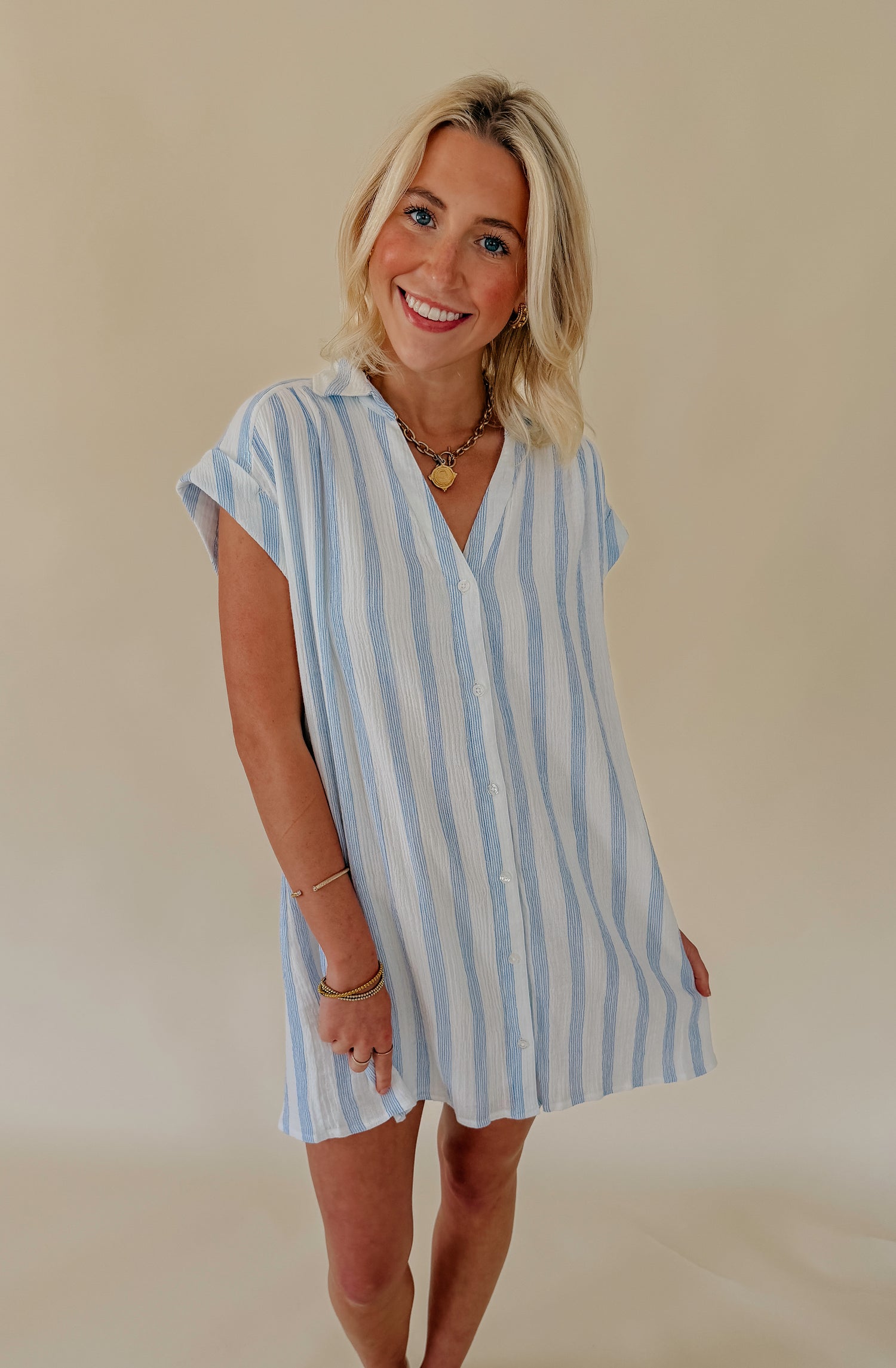 Z SUPPLY SHELLBOUND STRIPED DRESS