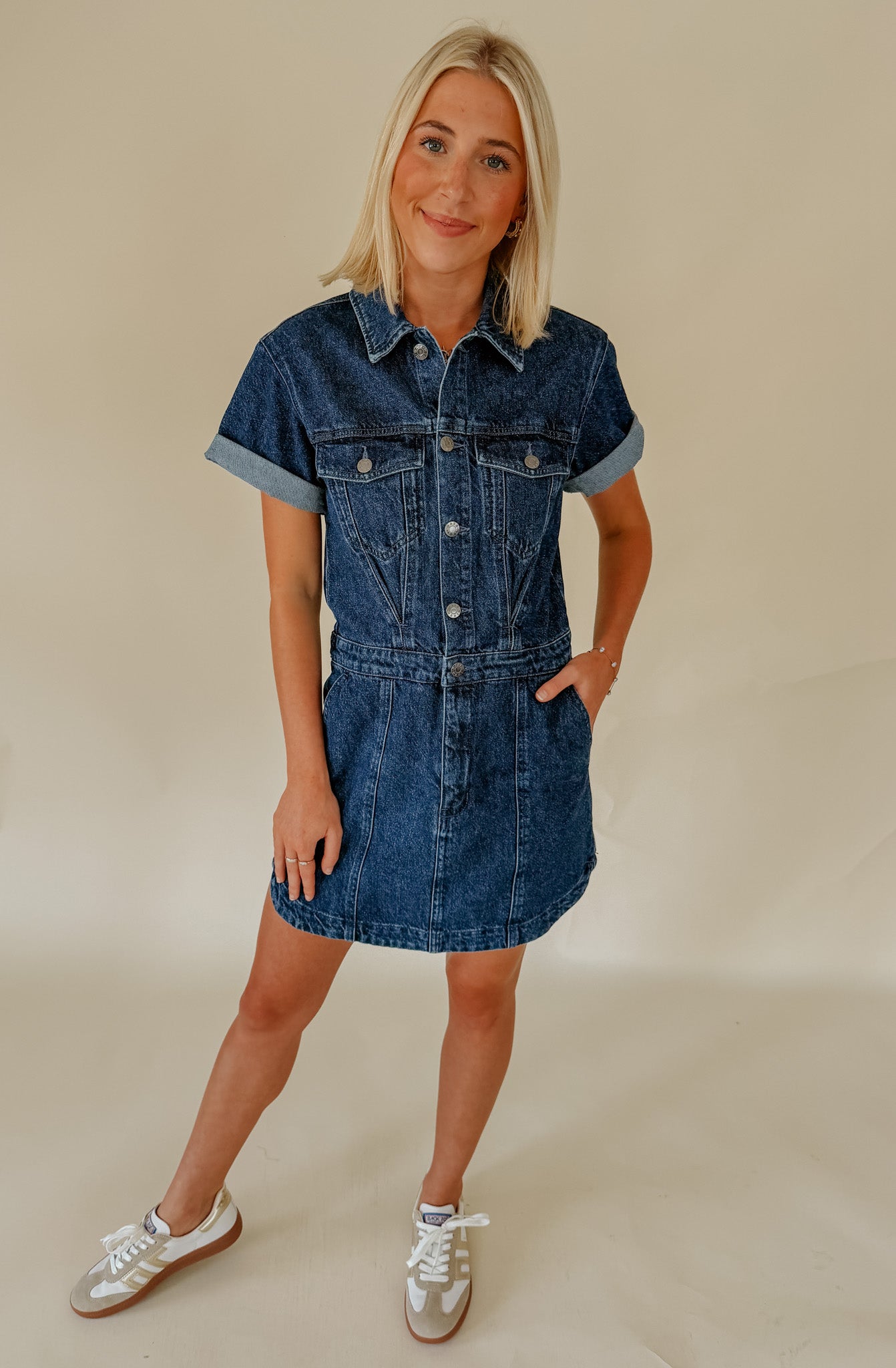 DAZE TOPANGA DENIM DRESS