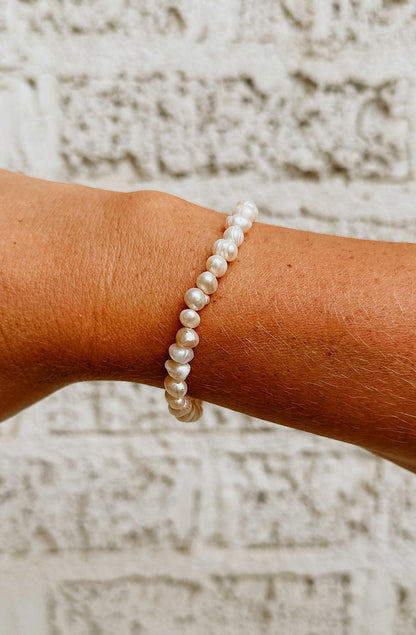 STACK CITY BEADZ CATANIA FRESH WATER PEARL BRACELET