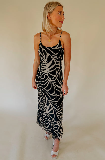 Z SUPPLY CHARISMA TOVA PALM MIDI DRESS