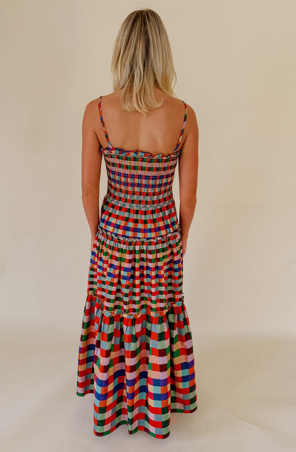 COLOR ME HAPPY MIDI DRESS
