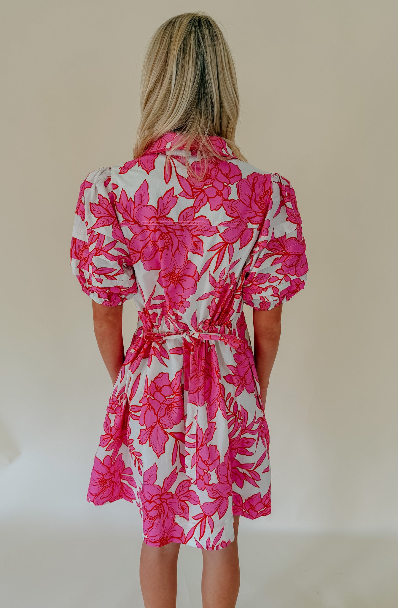 PLANS MADE FLORAL MINI DRESS