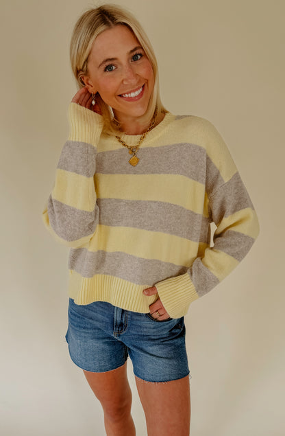 Z SUPPLY CIRRUS STRIPE SWEATER