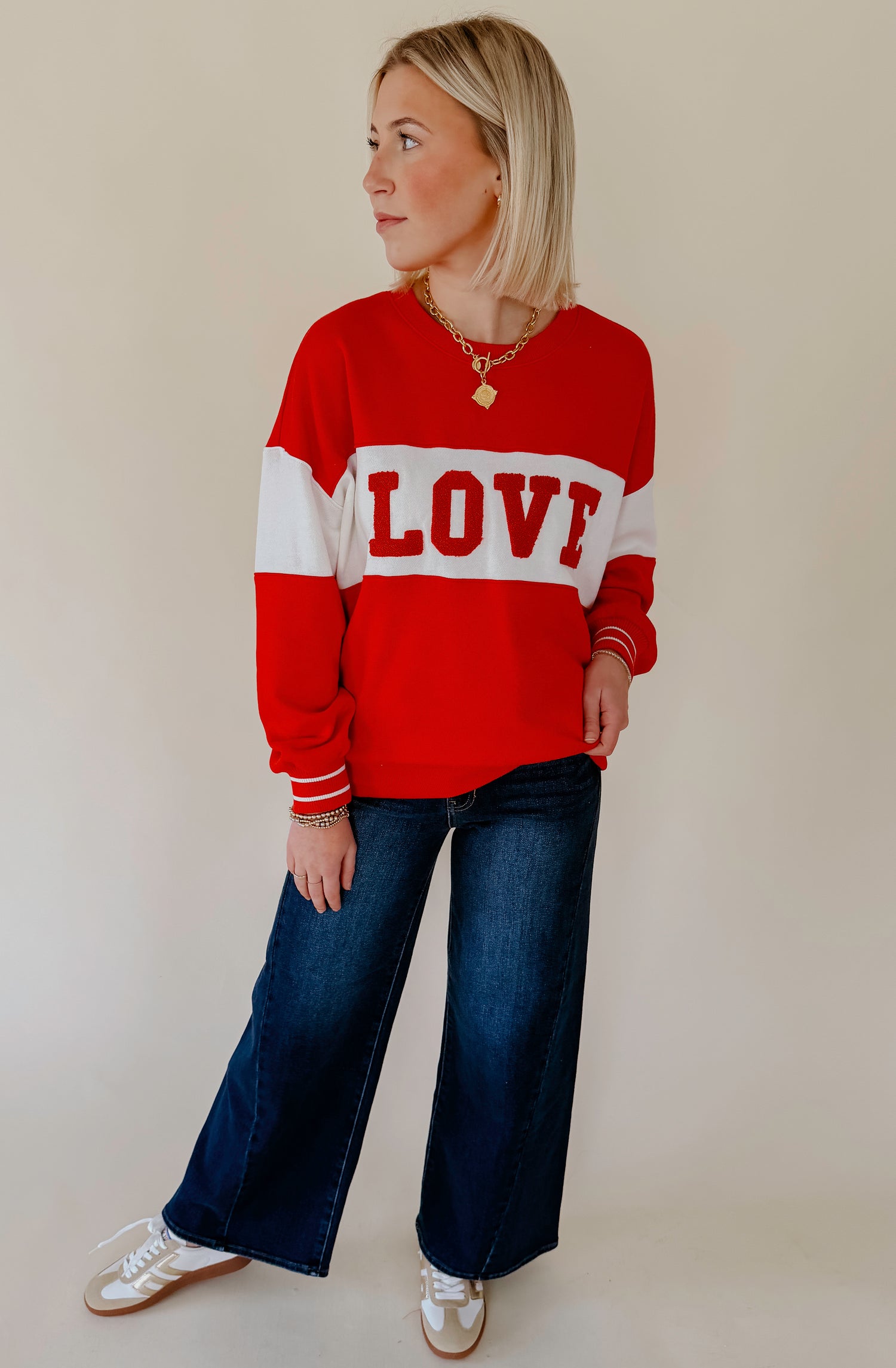 Z SUPPLY OVERSIZED LOVE SWEATSHIRT