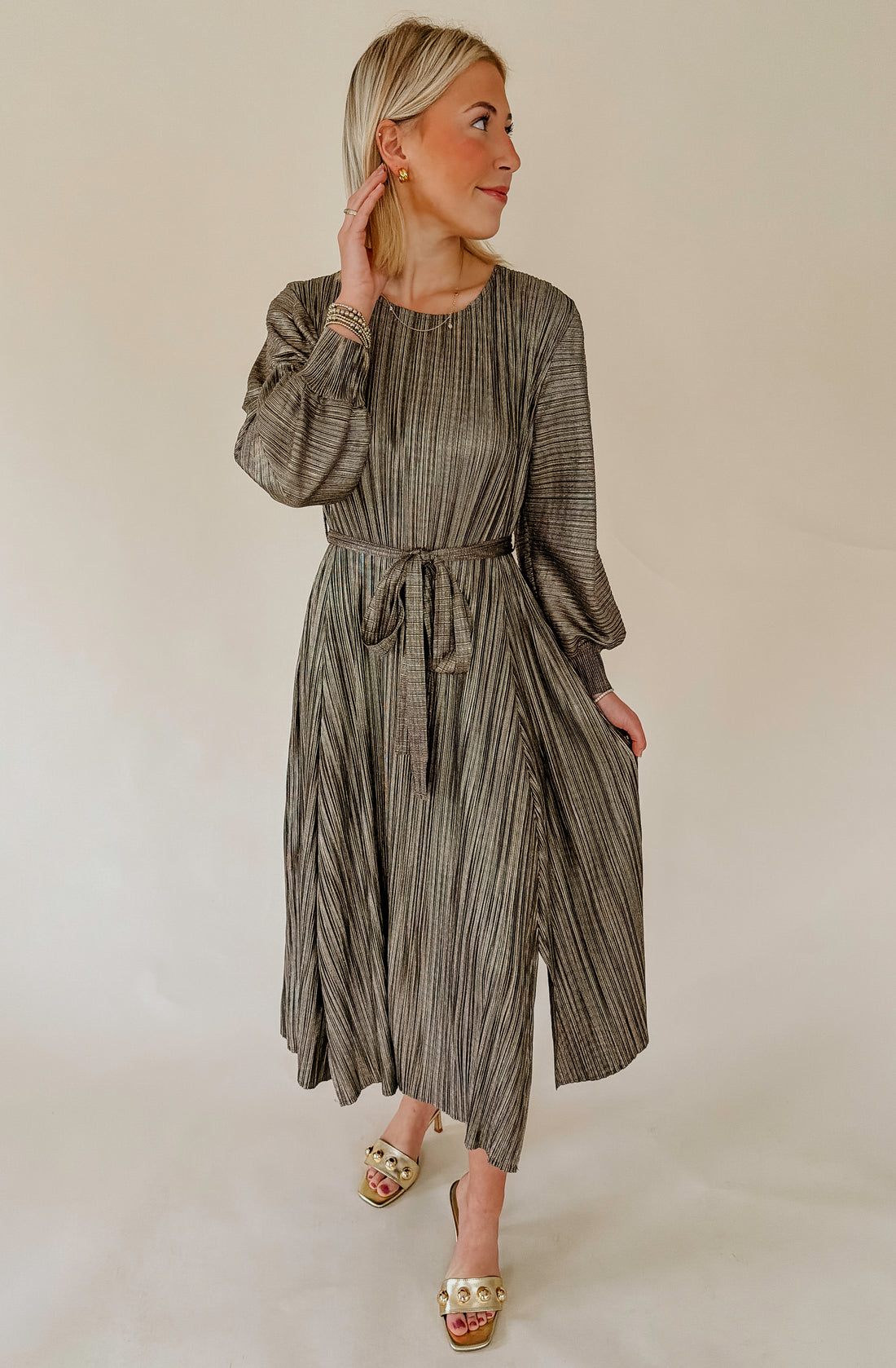 POP THE BUBBLY STRETCH DRESS