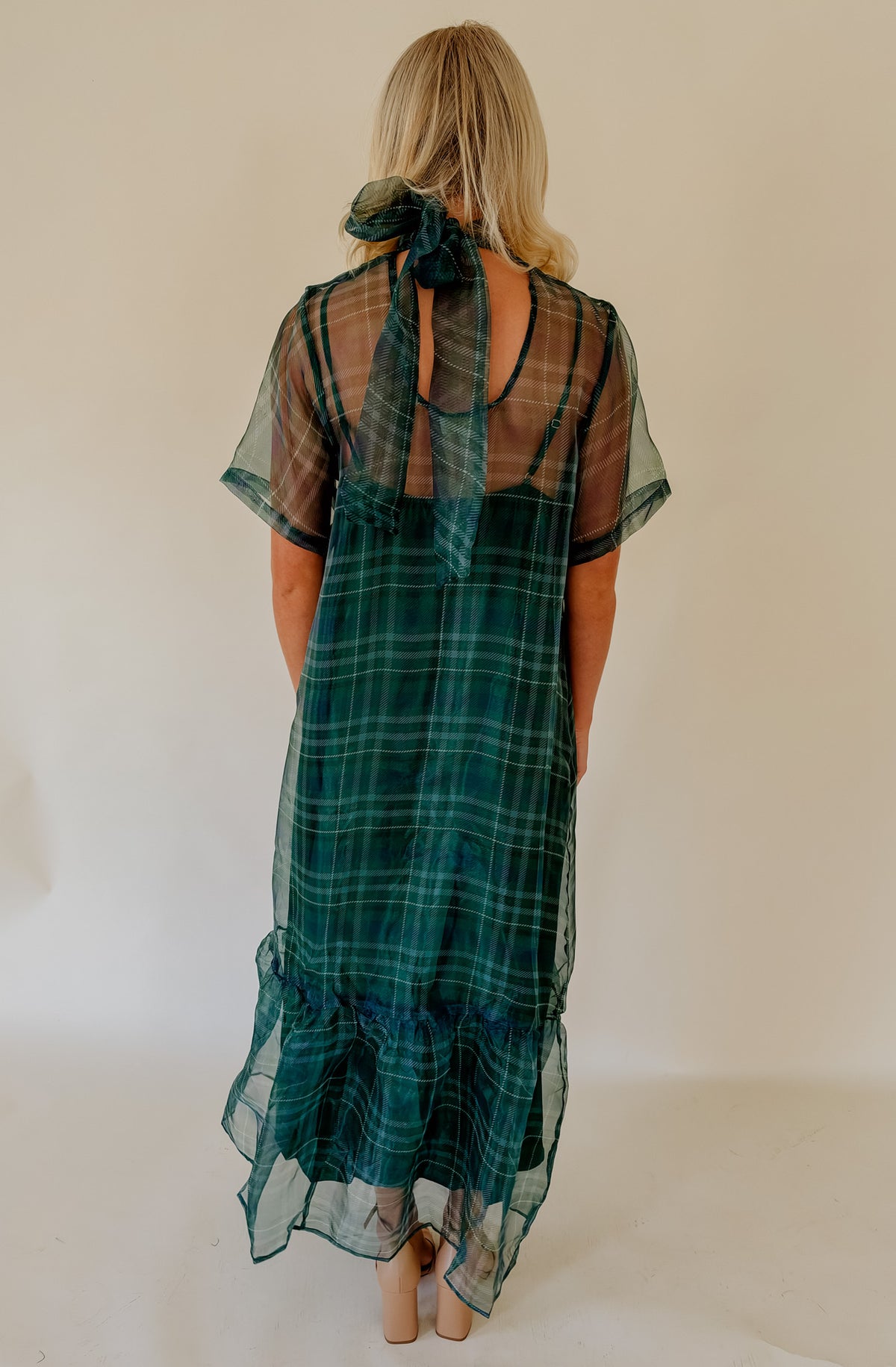 MERRY ME SHEER OVERLAY MAXI DRESS