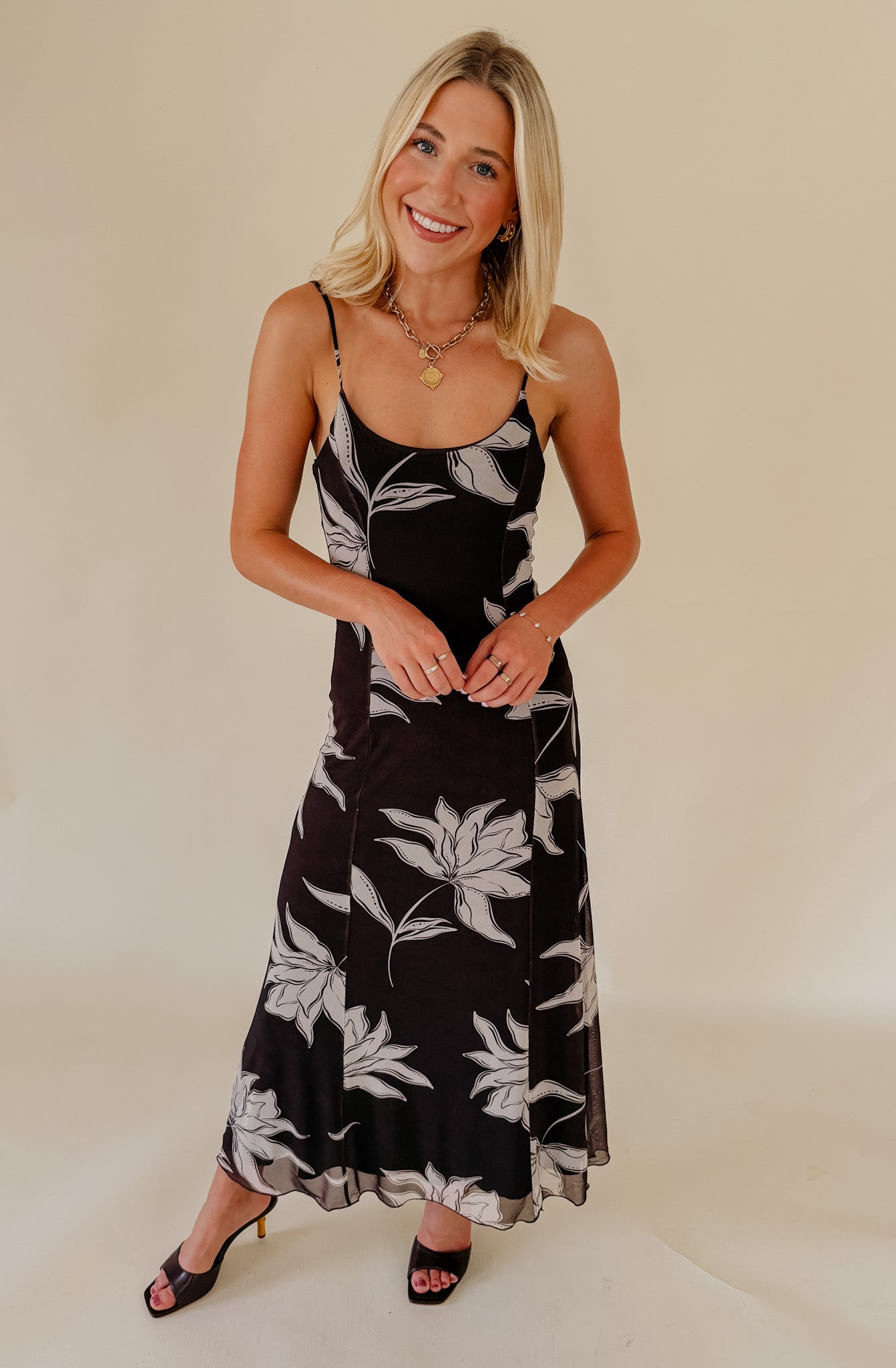Z SUPPLY CHARISMA FLORAL MIDI DRESS