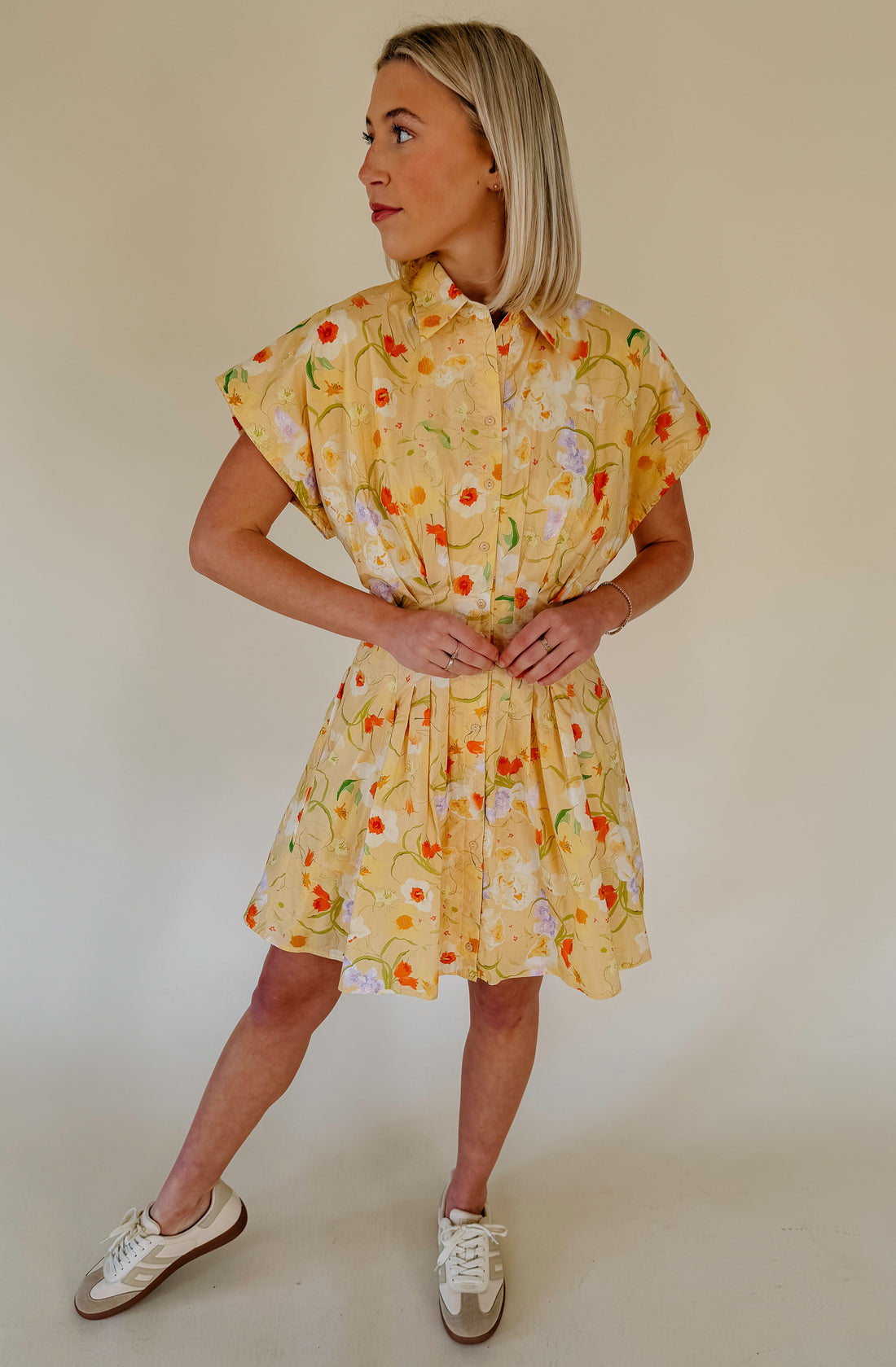 BRIGHTEN YOUR DAY MINI DRESS