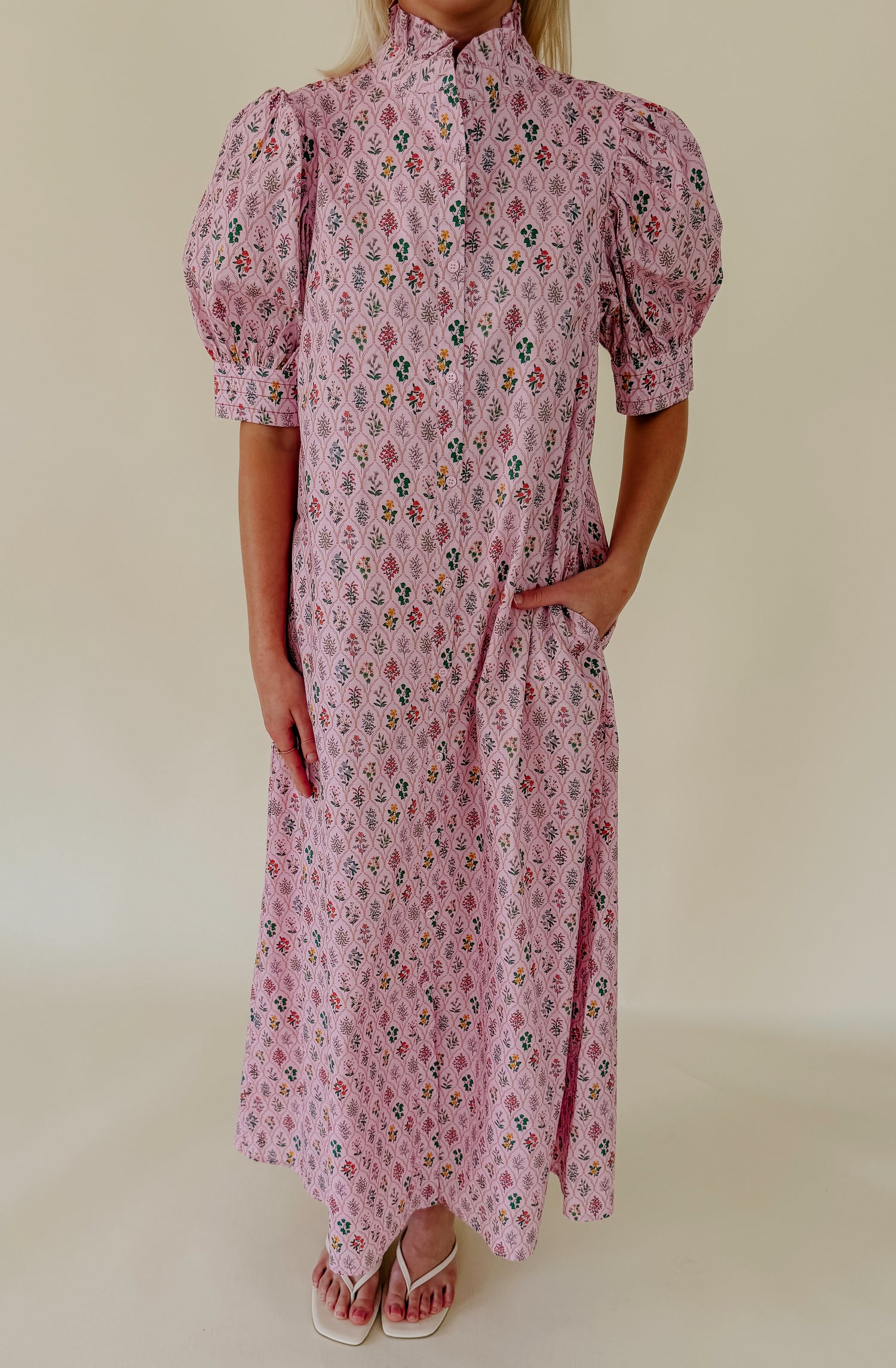 BEAT THE HEAT SHIFT MIDI DRESS