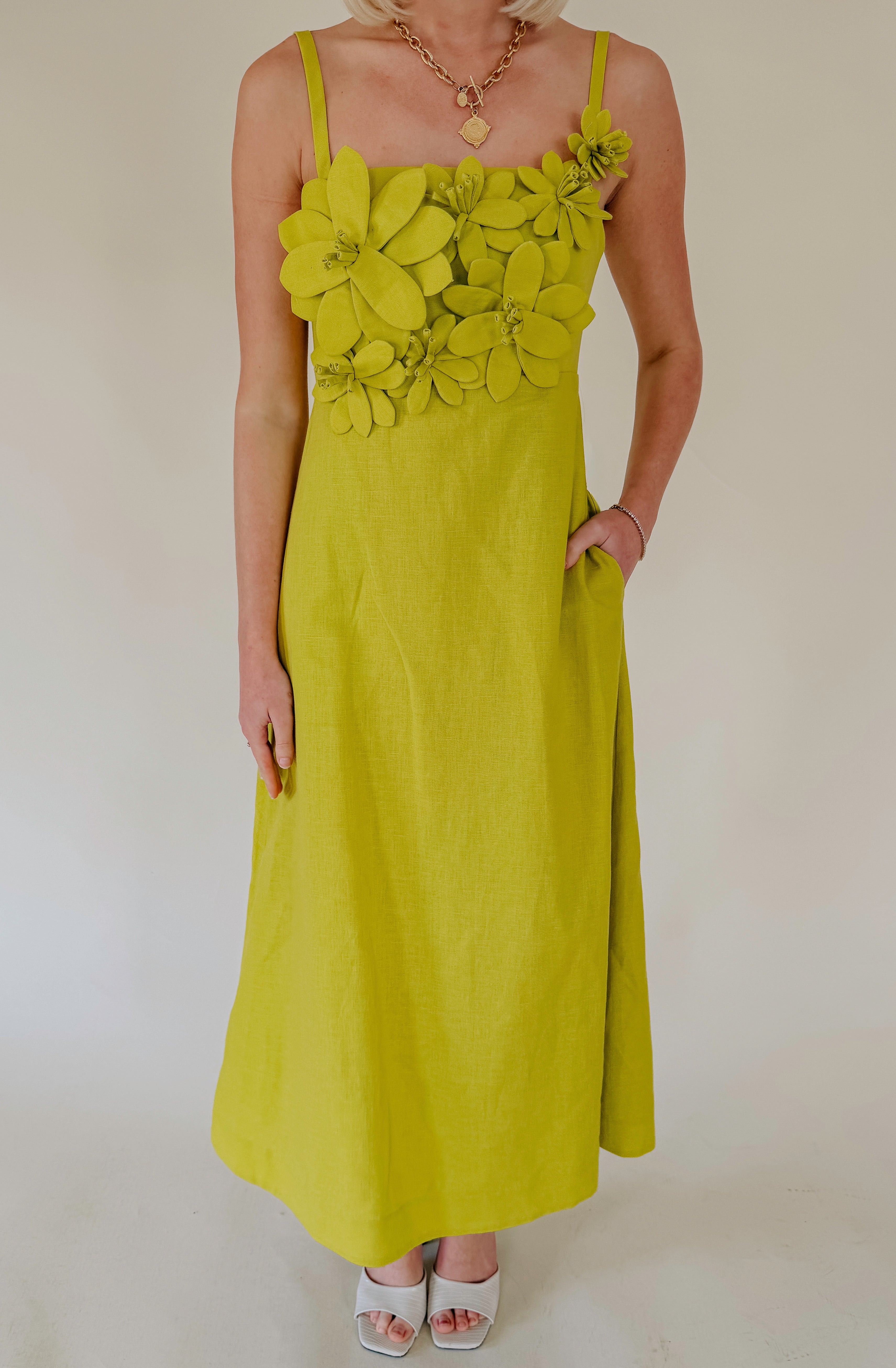 MESTIZA ESPERANZA MIDI DRESS