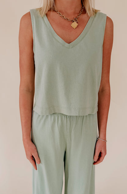 Z SUPPLY SLOANE V NECK TOP