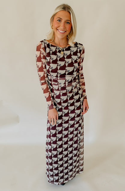 DRESS TO RIO PUREZA RUCHED MAXI DRESS