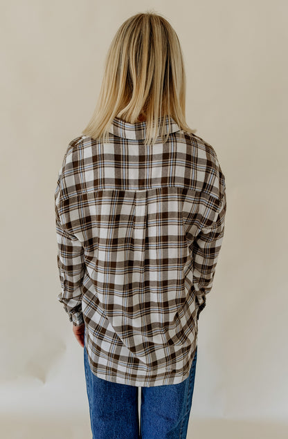 Z SUPPLY RIVER PLAID BUTTON UP