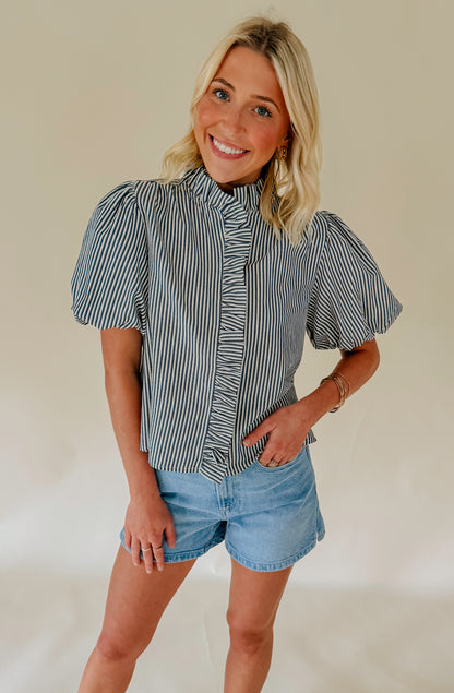 WHITE THIS WAY BLOUSE
