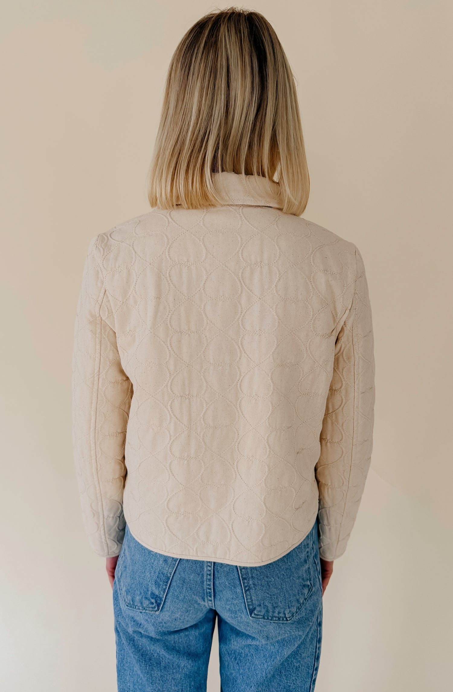 LOVE THE GAME QUILTED JACKET