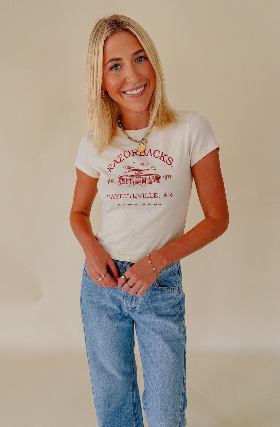 RAZORBACK STADIUM MICRO TEE