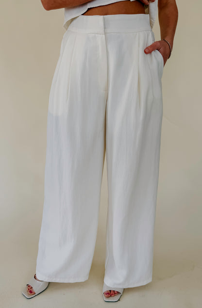 TAKING CARE OF BUSINESS PLEATED PANT